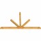 Ekena Millwork Saratoga Rough Sawn Timber Gable Bracket, Western Red Cedar, 108"W x 63"H x 4"D x 4"F, 14/12 Pitch GBW108X63X0404SAR00RWR - alternate 4